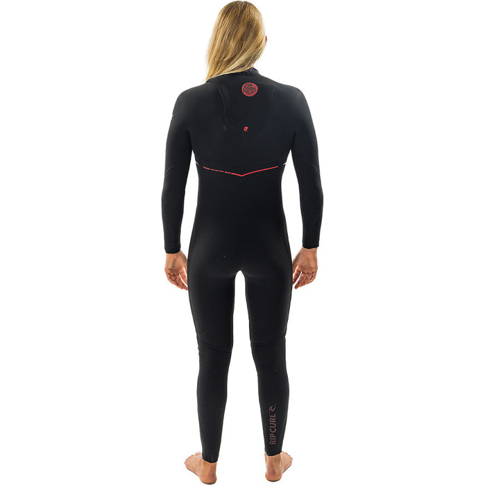 2024 Rip Curl Womens Flashbomb Fusion 3/2mm Zip Free Wetsuit 15AWFS - Black